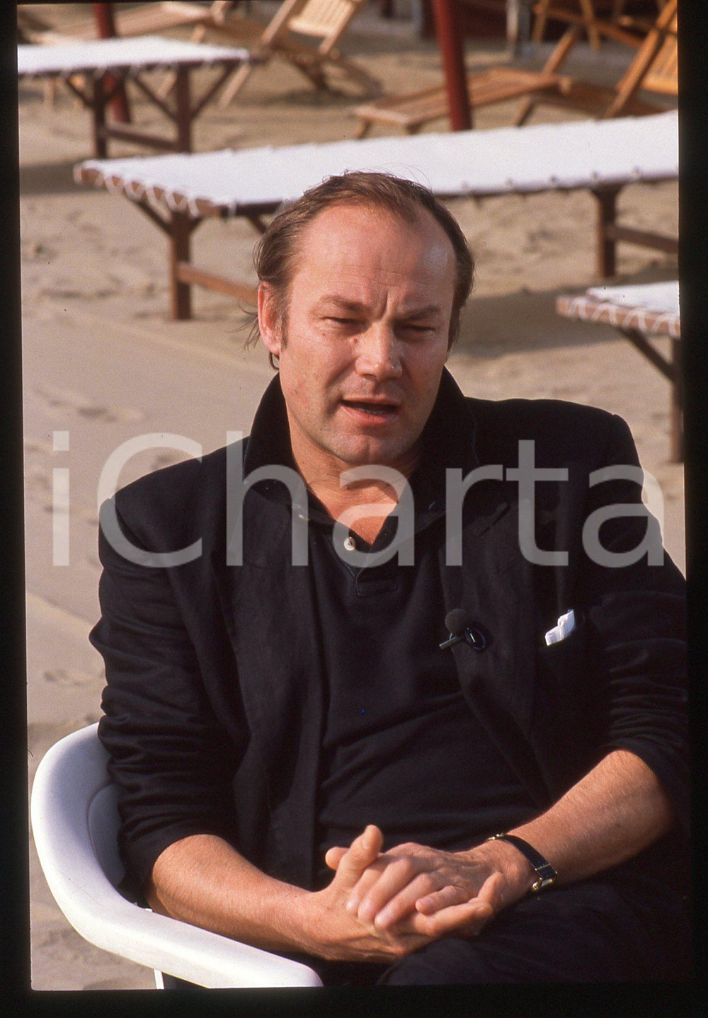 35mm vintage slide* 1989 VENEZIA Klaus Maria BRANDAUER Ritratto dell'attore (41)