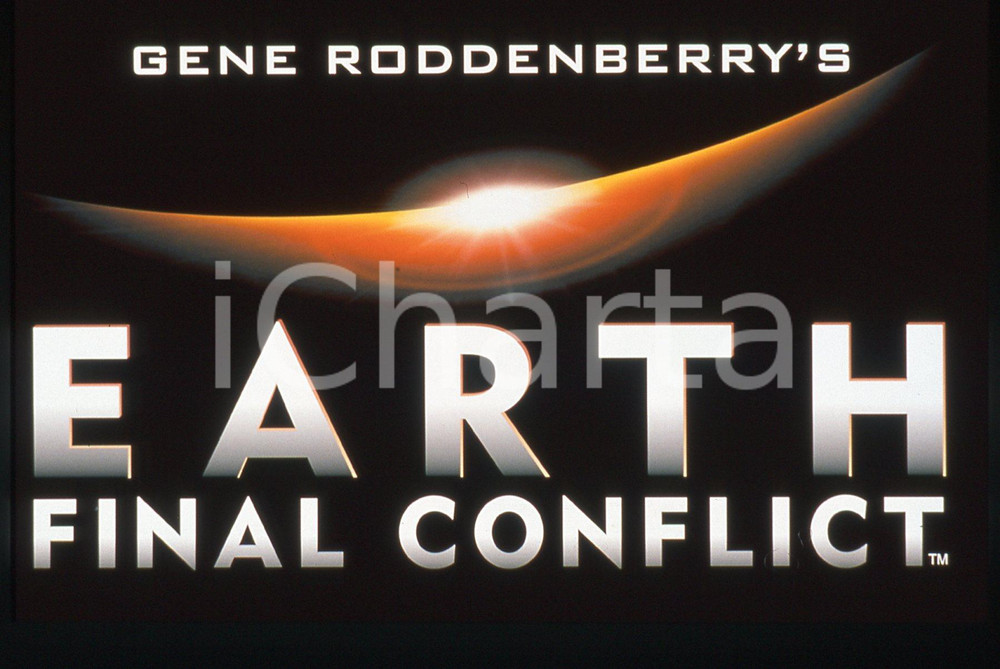 35mm vintage slide* 1997 EARTH:FINAL CONFLICT di Gene RODDENBERRY >>> SOVRASCRIVERE