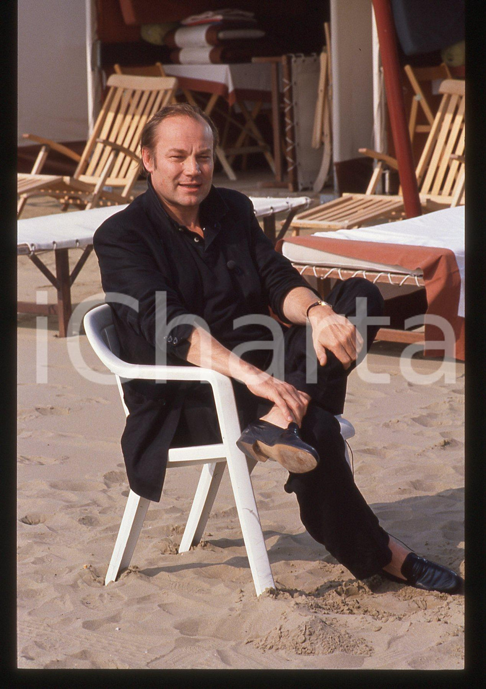 35mm vintage slide* 1989 VENEZIA Klaus Maria BRANDAUER Ritratto dell'attore (56)