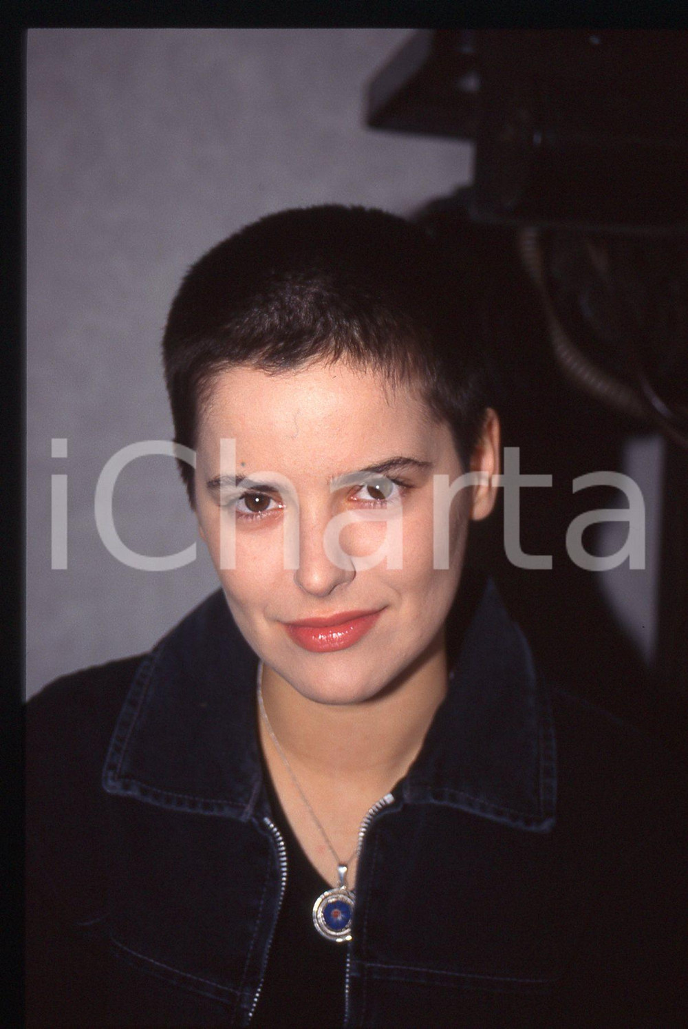 35mm vintage slide* 1997 SANREMO Silvia SALEMI sul palco del Teatro Ariston (23)