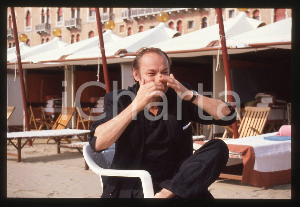 35mm vintage slide* 1989 VENEZIA Klaus Maria BRANDAUER Ritratto dell'attore (70)