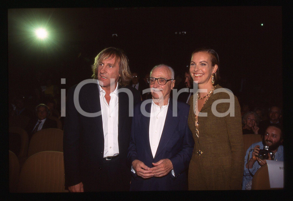 35mm vintage slide* 1997 VENEZIA Gérard DEPARDIEU Mario MONICELLI Festival (1)