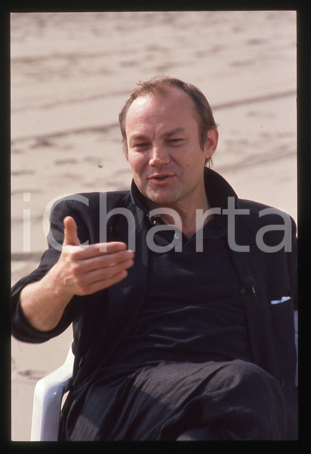 35mm vintage slide* 1989 VENEZIA Klaus Maria BRANDAUER Ritratto dell'attore (67)