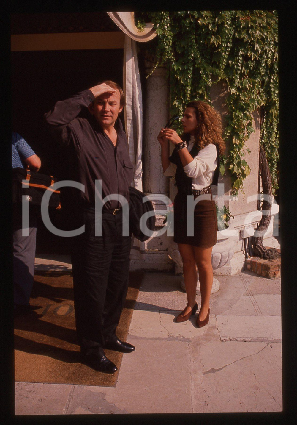 35mm vintage slide* 1989 VENEZIA Klaus Maria BRANDAUER Ritratto dell'attore (85)