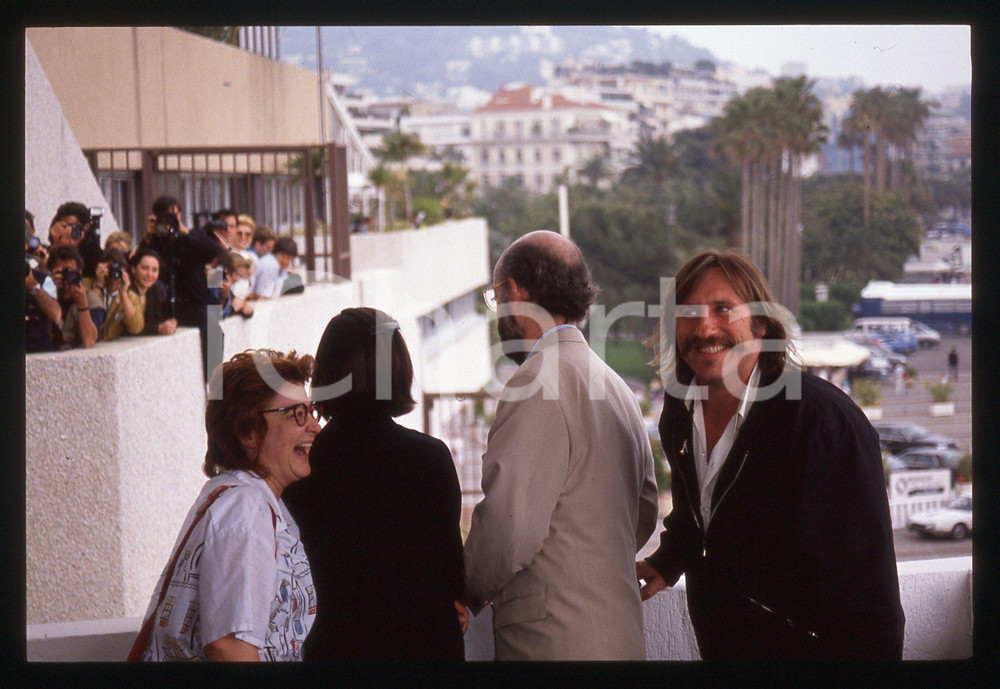 35mm vintage slide* 1989 CANNES Gérard DEPARDIEU Carole BOUQUET Festival (7)