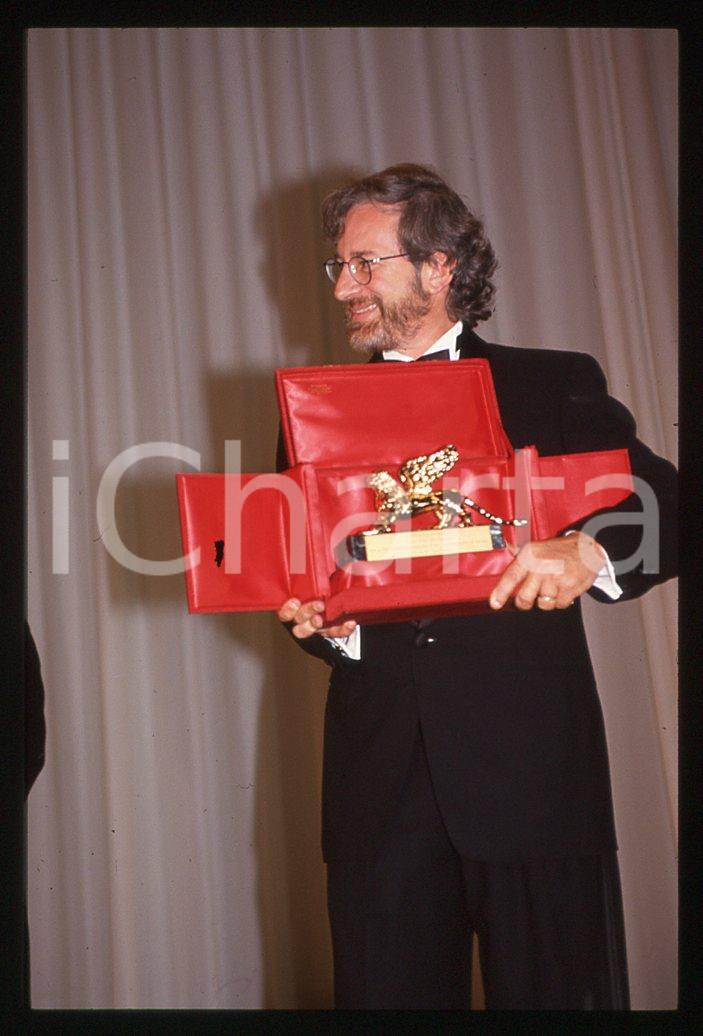 35mm vintage slide* 1993 VENEZIA Steven SPIELBERG premiazione "Jurassic park" 21