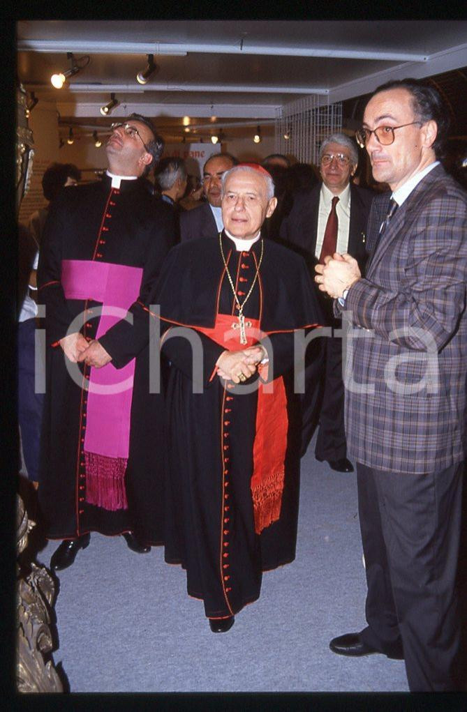 35mm vintage slide*  1994  ROMA CARDINALE Ugo  POLETTI  festa del pane 2
