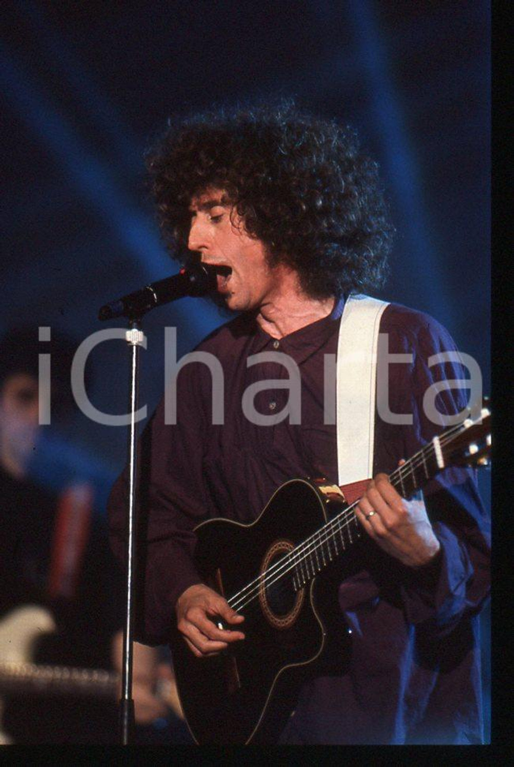 35mm vintage slide*1988 MUSICA Angelo BRANDUARDI in concerto 7