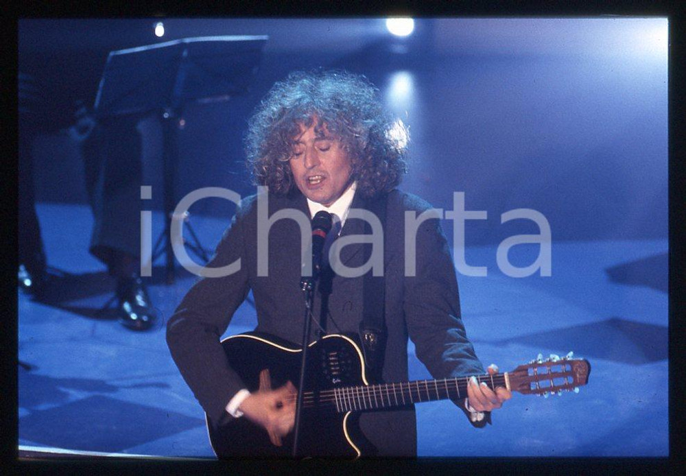 35mm vintage slide*1997  MUSICA Angelo BRANDUARDI in concerto 3