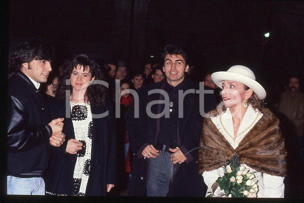 35mm vintage slide* 1991 MUSICA Luciano LIGABUE e Donatella MESSURI 5