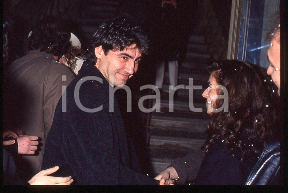 35mm vintage slide* 1991 MUSICA Luciano LIGABUE e Donatella MESSURI 6
