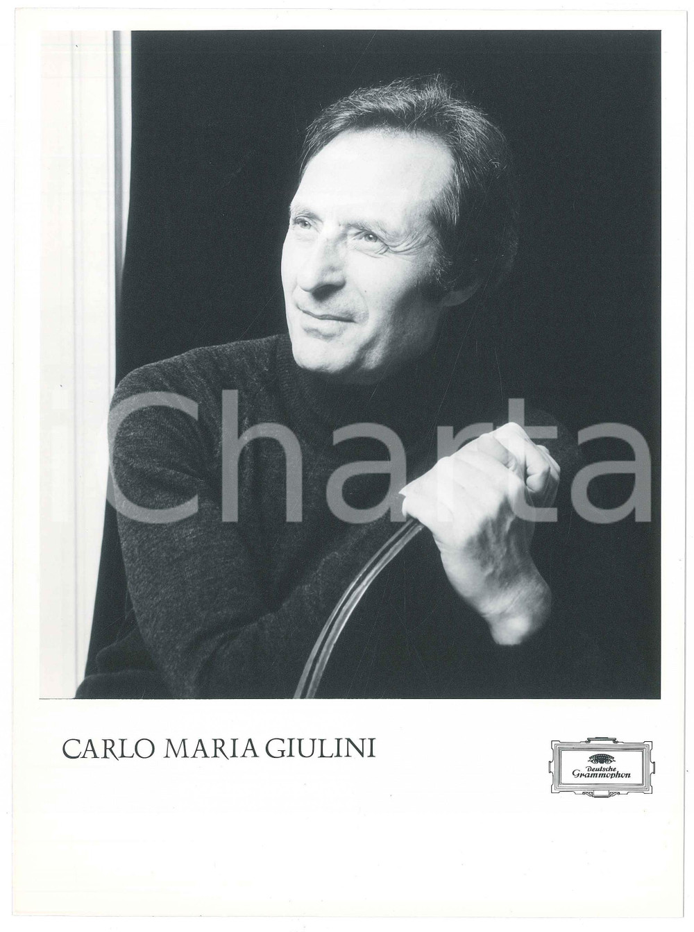 Fotografia d epoca originale 1990 ca MUSICA Carlo Maria GIULINI Ritratto del direttore d orchestra  Foto 5 1