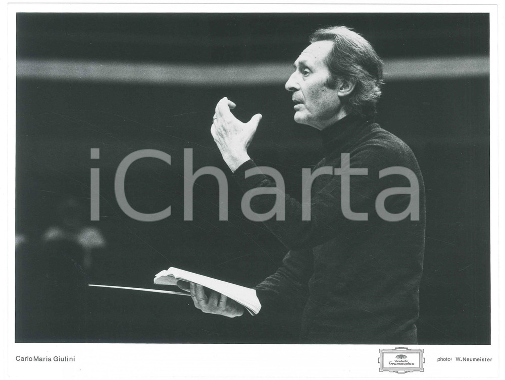 1990 ca MUSICA CLASSICA Carlo Maria GIULINI durante le prove *Foto (2)