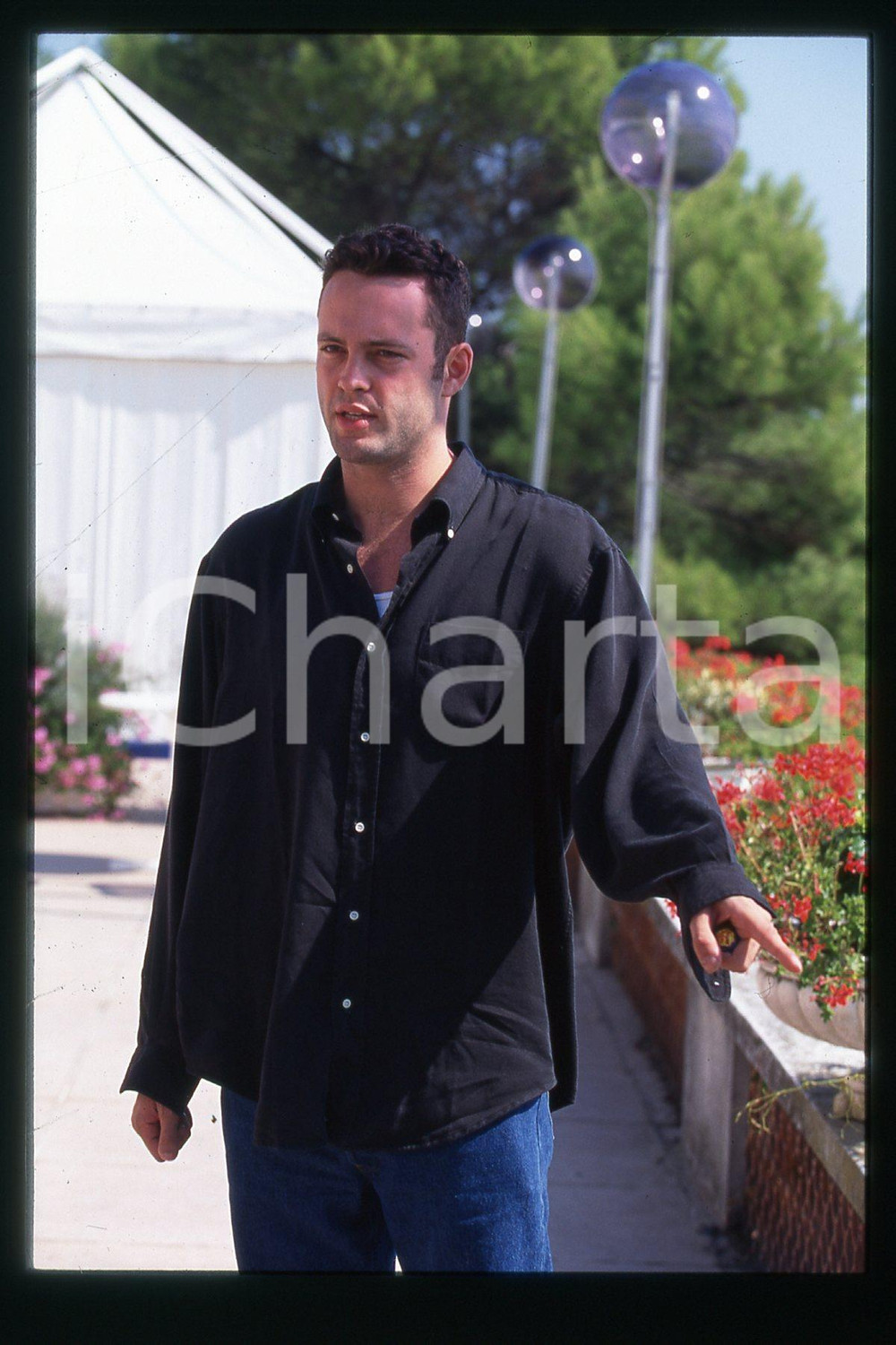 35mm vintage slide* 1993 VENEZIA Vince VAUGHN Mostra del Cinema Portrait (48)