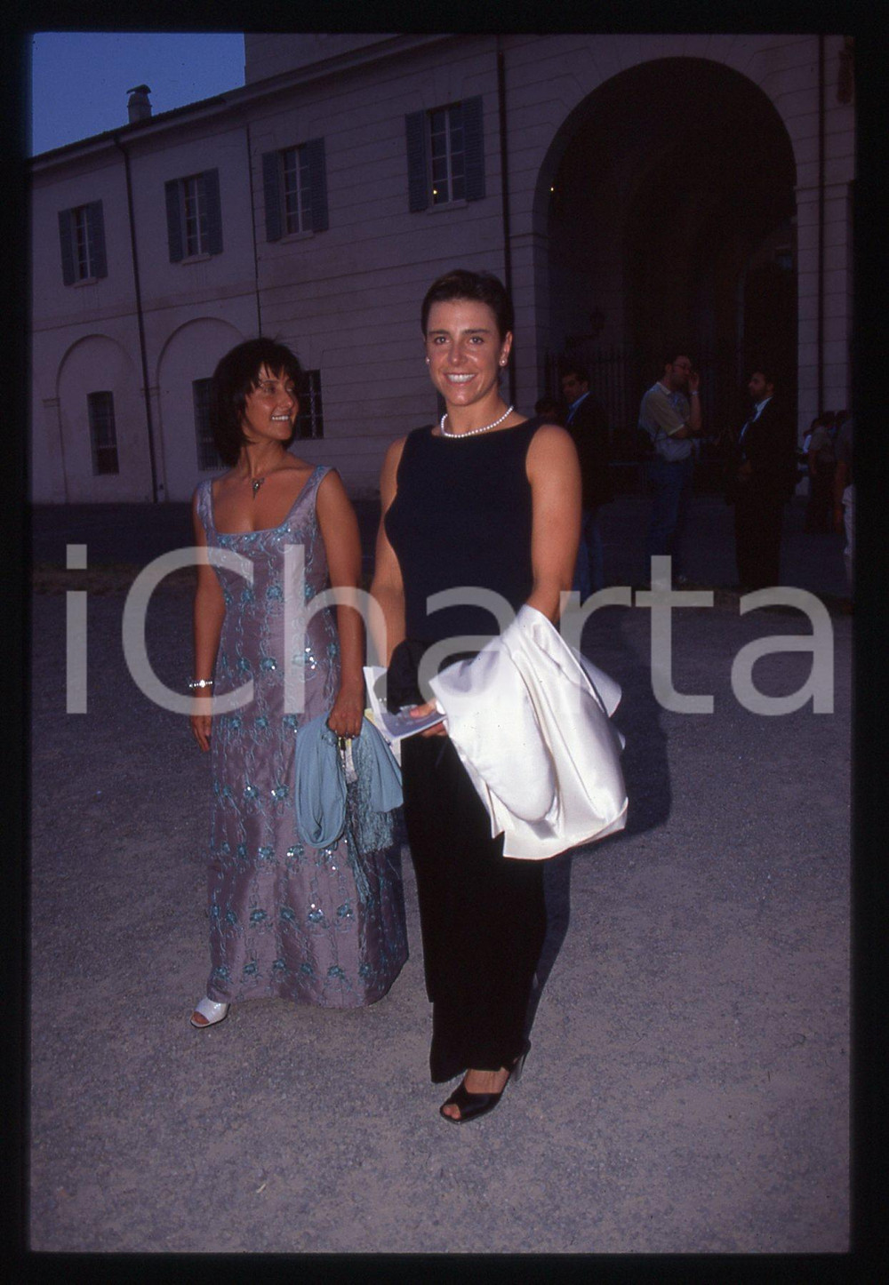 Fotografia d epoca originale Deborah COMPAGNONI  COSTUME  1995 ca 35 mm vintage slide 1