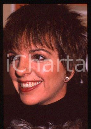 Fotografia d epoca originale Liza MINNELLI ritratto  Intervista a MILANO 1989 35mm vintage slide 8 1