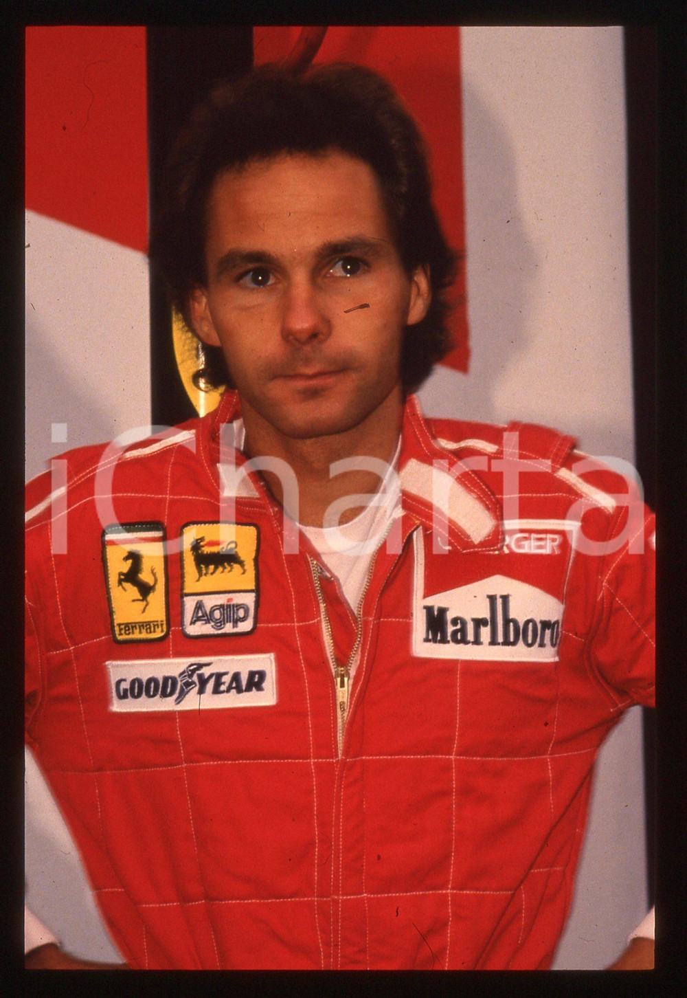 Gerhard BERGER - F1 Pilota scuderia FERRARI - 1995 ca 35 mm vintage slide 18 Diapositiva d'epoca, in formato 35 mm.CONDIZIONI: GOODE' severamente vietata la riproduzione. Tutti i diritti sono riservati.ICharta mette in vendita, sul negozio eBay e in esclusiva sul sito "icharta" il proprio archivio composto da numerose diapositive e negativi fotografici d'epoca, tutti originali e autentici, che attraversano la storia del costume italiano tra gli la fine degli anni Sessanta e Novanta.Si tratta di uno sguardo inedito sull'attualità, la politica, la vita quotidiana, il gossip e la cultura, che fotografa il cambiamento della nazione in quest'ultimo scorcio del XX secolo. Un'occasione unica per il mercato del collezionismo, che vede finalmente disponibile un archivio eccezionale per vastità, tematiche e condizioni, in un settore (il negativo fotografico e la diapositiva) di assoluta novità e dalle interessanti prospettive di investimento.  GOOD/buono   originale e autentica 1