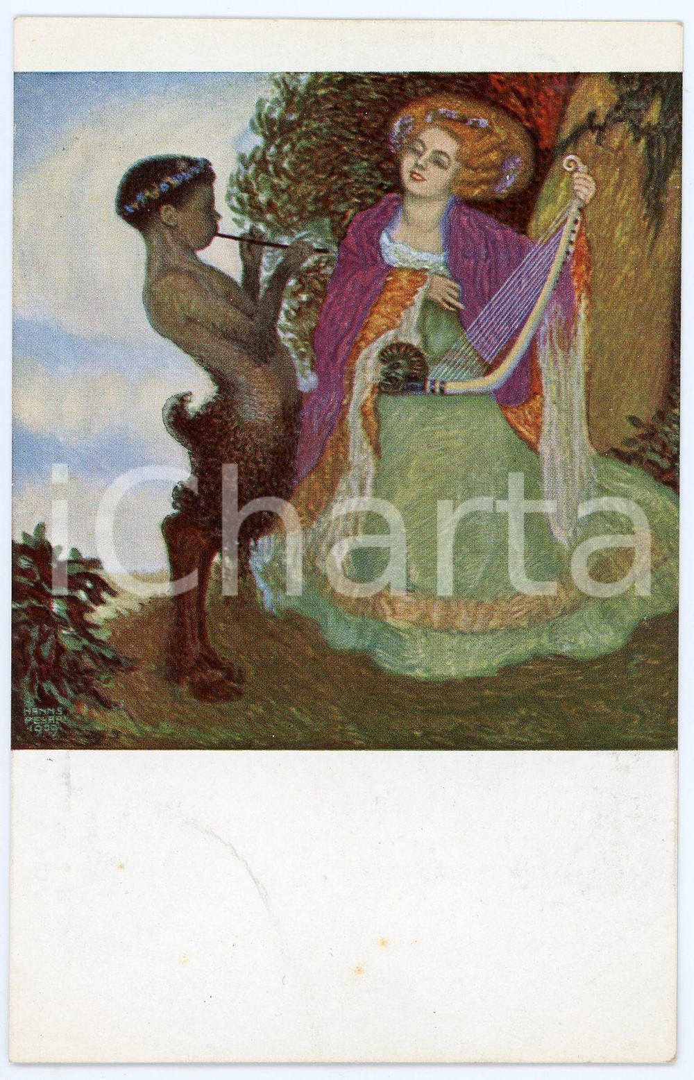 1920 ca Artist H. PELLAR Scherzo - Carte postale Serie XXVI - 6  Cartolina postale d'epoca, non viaggiata.CONDIZIONI: FAIR EDITORE: G. Hirt's Verlag, MunchenFORMATO: FP    originale e autentica 1