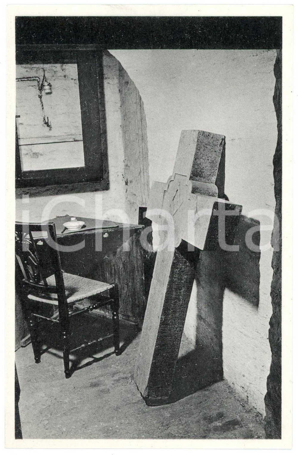 1910 ca BRUSSEL Belgische Anti-vrijmetselarij Bond - DE BEZEM - Postcard n°5  Cartolina postale d'epoca, della lega anti-massoneria belga, non viaggiata.Didascalia al verso: "5 - Donkere kamer van de loge "Het Volmaakt Verstand" te Luik".CONDIZIONI: GFORMATO: FP    originale e autentica 1