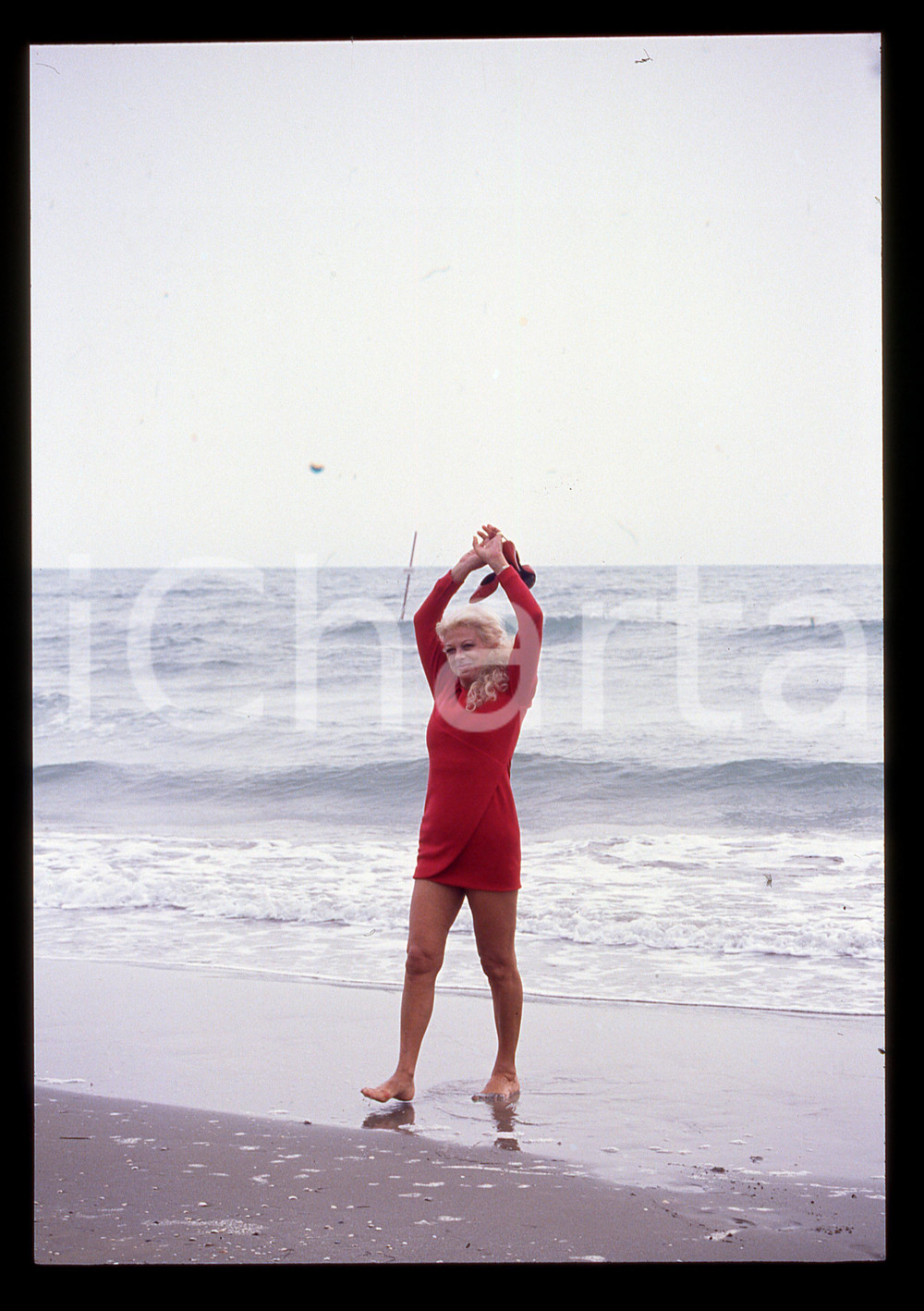 Fotografia d epoca originale Sandra MILO al Lido  Mostra del Cinema di VENEZIA 1990 35mm vintage slide 29 1