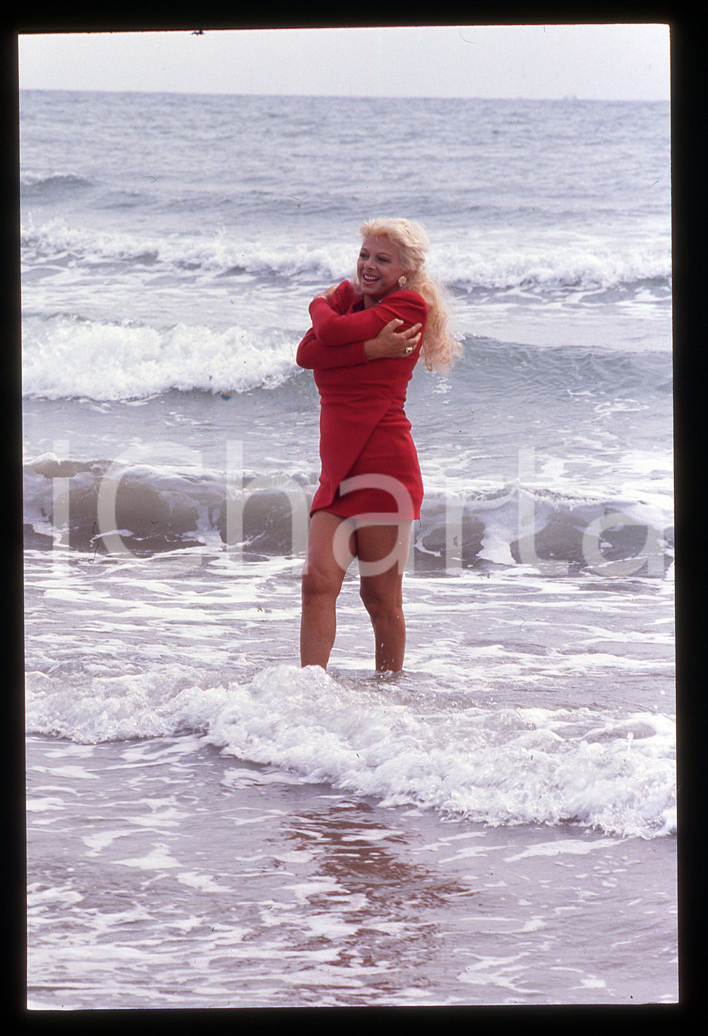 Fotografia d epoca originale Sandra MILO al Lido  Mostra del Cinema di VENEZIA 1990 35mm vintage slide 39 1