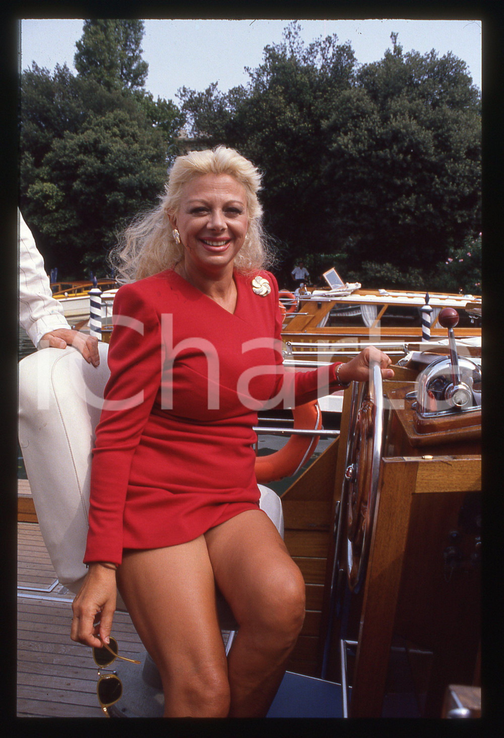 Fotografia d epoca originale Sandra MILO al Lido  Mostra del Cinema di VENEZIA 1990 35mm vintage slide 47 1