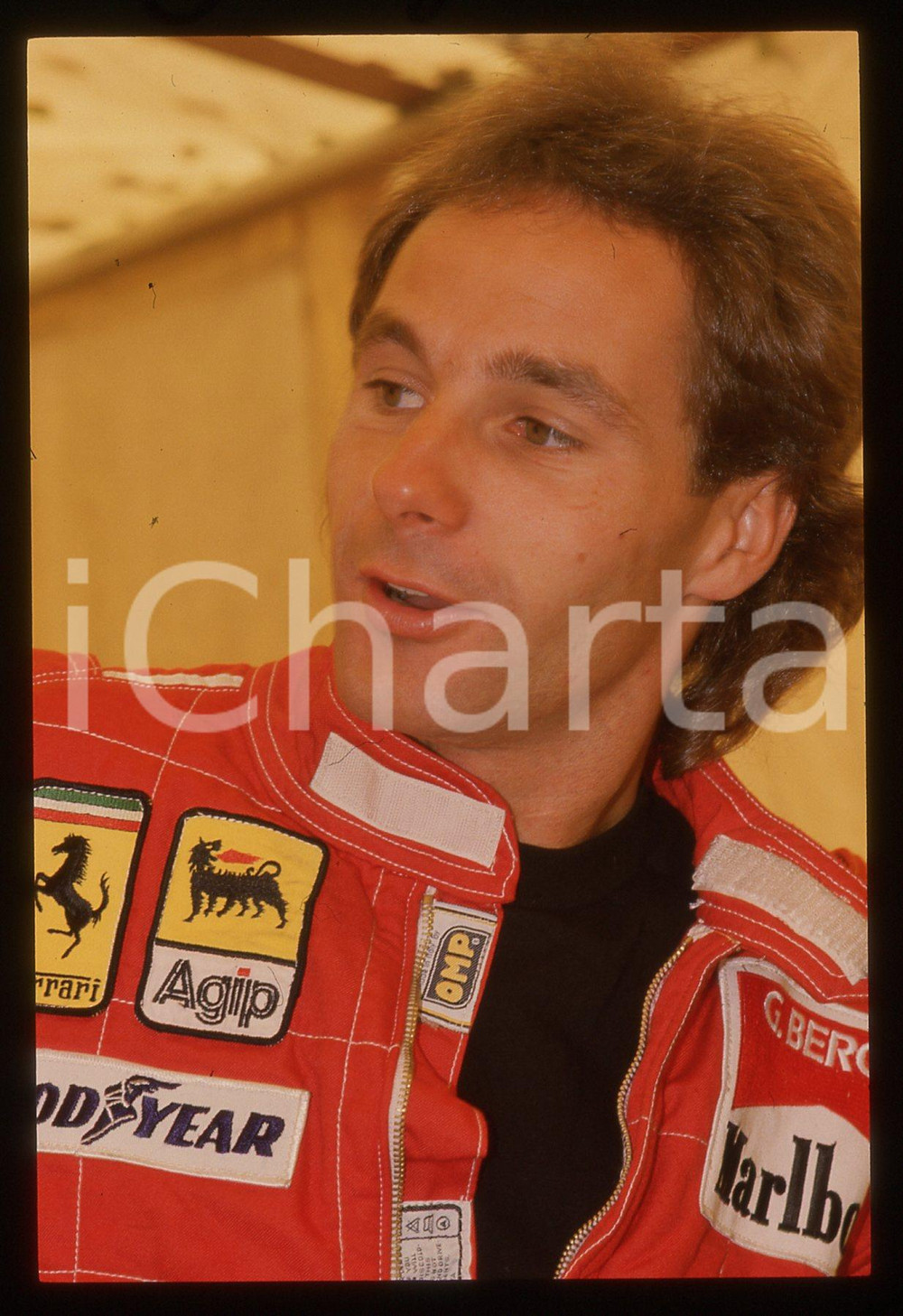 Gerhard BERGER - F1 Pilota scuderia FERRARI - 1995 ca 35 mm vintage slide 62 Diapositiva d'epoca, in formato 35 mm.CONDIZIONI: GOODE' severamente vietata la riproduzione. Tutti i diritti sono riservati.ICharta mette in vendita, sul negozio eBay e in esclusiva sul sito "icharta" il proprio archivio composto da numerose diapositive e negativi fotografici d'epoca, tutti originali e autentici, che attraversano la storia del costume italiano tra gli la fine degli anni Sessanta e Novanta.Si tratta di uno sguardo inedito sull'attualità, la politica, la vita quotidiana, il gossip e la cultura, che fotografa il cambiamento della nazione in quest'ultimo scorcio del XX secolo. Un'occasione unica per il mercato del collezionismo, che vede finalmente disponibile un archivio eccezionale per vastità, tematiche e condizioni, in un settore (il negativo fotografico e la diapositiva) di assoluta novità e dalle interessanti prospettive di investimento.  GOOD/buono   originale e autentica 1
