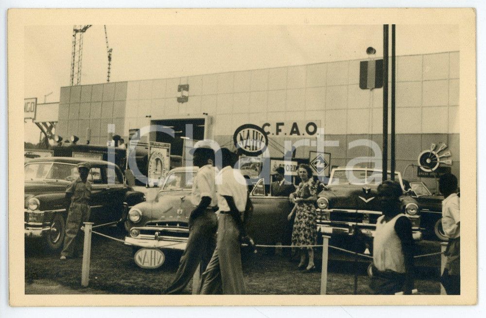 1950 ca AFRICA Car dealership CFAO Compagnie Française Afrique Accidentale NPPC  Cartolina postale d'epoca, non viaggiata.CONDIZIONI: GOODFORMATO: FP    originale e autentica 1