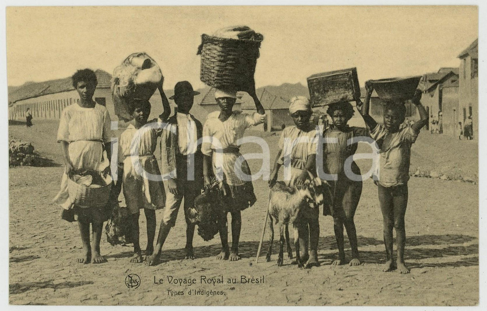 1920 BRAZIL Voyage Royal Albert Ier de Belgique - Types d'indigènes *Postcard Cartolina postale d'epoca, non viaggiata.CONDIZIONI: GFORMATO: FPEDITORE: Thill - Bruxelles    originale e autentica 1
