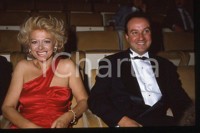 Fotografia d epoca originale Sandra MILO Enrico COVERI  Mostra Cinema VENEZIA 1985 35mm vintage slide 2 1