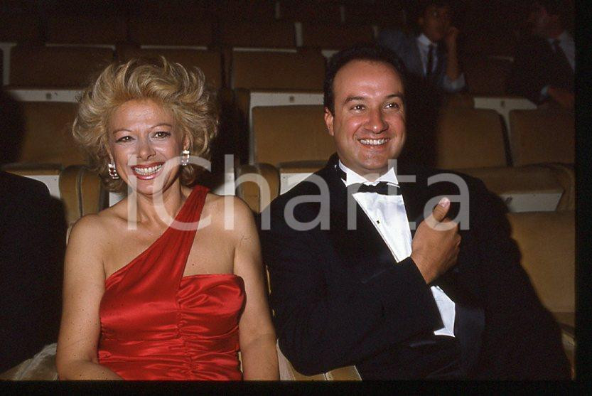 Fotografia d epoca originale Sandra MILO Enrico COVERI  Mostra Cinema VENEZIA 1985 35mm vintage slide 3 1