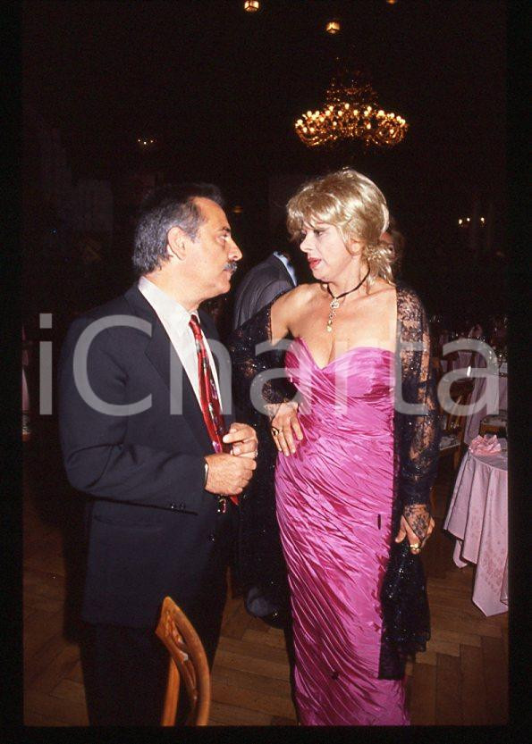 Fotografia d epoca originale Sandra MILO Giampaolo SODANO  Mostra Cinema VENEZIA 1989 35mm vintage slide 1 1