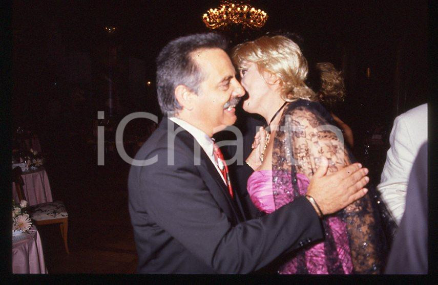 Fotografia d epoca originale Sandra MILO Giampaolo SODANO  Mostra Cinema VENEZIA 1989 35mm vintage slide 2 1
