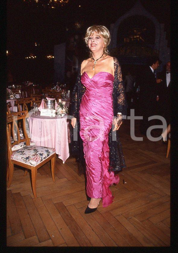 Fotografia d epoca originale Sandra MILO  Mostra del Cinema di VENEZIA 1989 35mm vintage slide 7 1