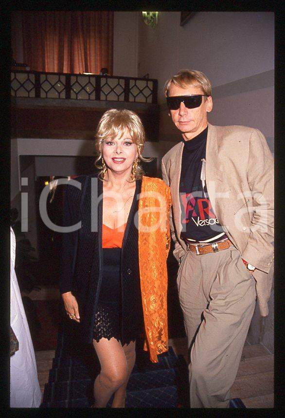 Fotografia d epoca originale Sandra MILO Gianni DEI  Mostra del Cinema di VENEZIA 1989 35mm vintage slide 9 1