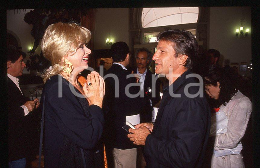 Fotografia d epoca originale Sandra MILO Vittorio MEZZOGIORNO  Cinema VENEZIA 1989 35mm vintage slide 4 1