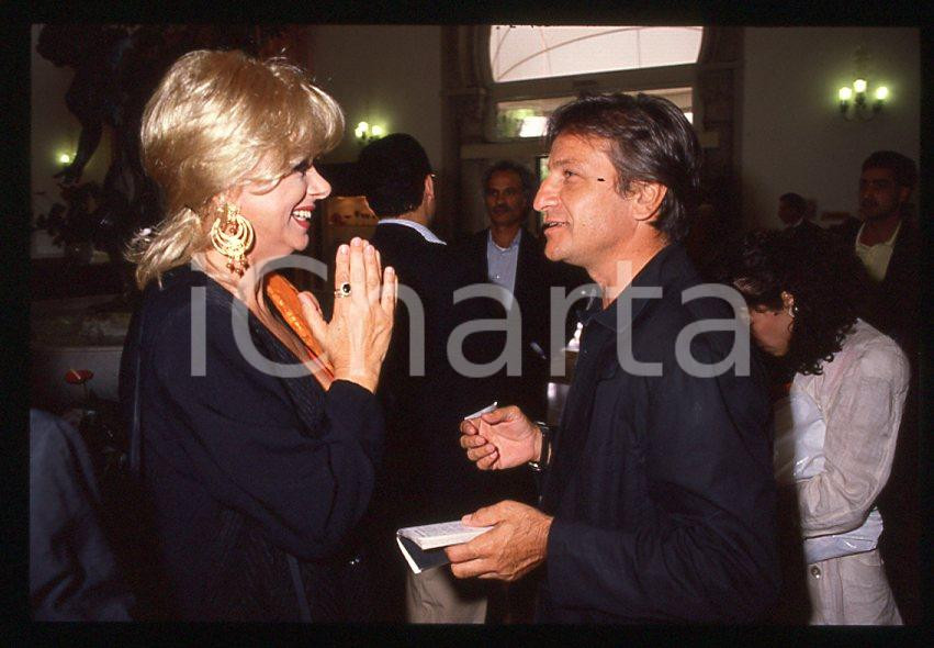 Fotografia d epoca originale Sandra MILO Vittorio MEZZOGIORNO  Cinema VENEZIA 1989 35mm vintage slide 3 1