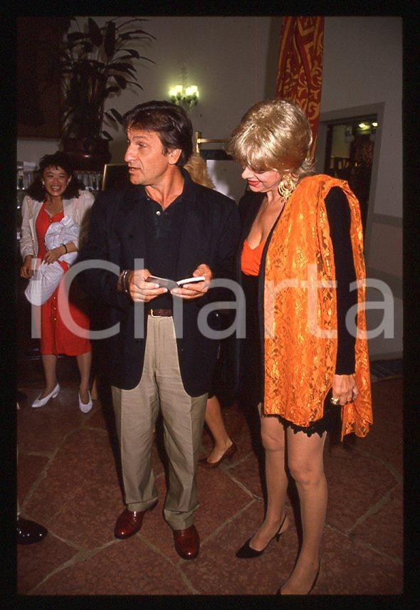 Fotografia d epoca originale Sandra MILO Vittorio MEZZOGIORNO  Cinema VENEZIA 1989 35mm vintage slide 7 1