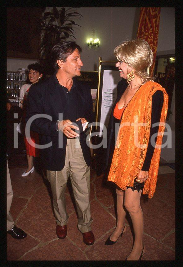 Fotografia d epoca originale Sandra MILO Vittorio MEZZOGIORNO  Cinema VENEZIA 1989 35mm vintage slide 6 1