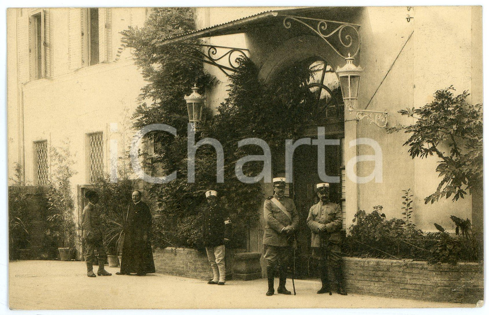 1916 WWI ROMA Ospedale Territoriale - Cavalieri di Malta - Cartolina  Cartolina postale d'epoca, viaggiata. CONDIZIONI:FAIR/discreto piccola impressione di inchiostro al versoFORMATO: 14x9 cm originale e autentica 1