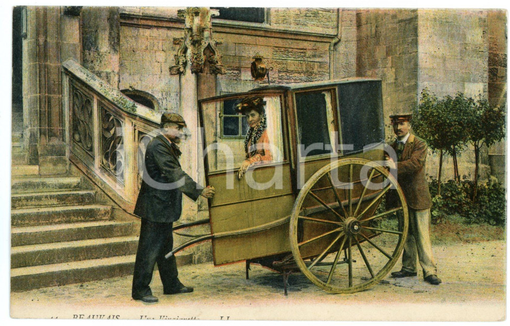 1910 ca BEAUVAIS (FRANCE) Une Vinaigrette - Carte postale CPA  Cartolina postale d'epoca, non viaggiata.CONDIZIONI: GFORMATO: FP    originale e autentica 1