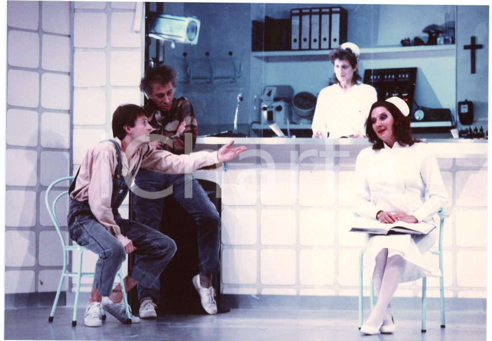 Fotografia d epoca originale 1986 TEATRO BOLZANO Qualcuno volÃ² sul nido del cuculo Regia M. BERNARDI Foto 2 1
