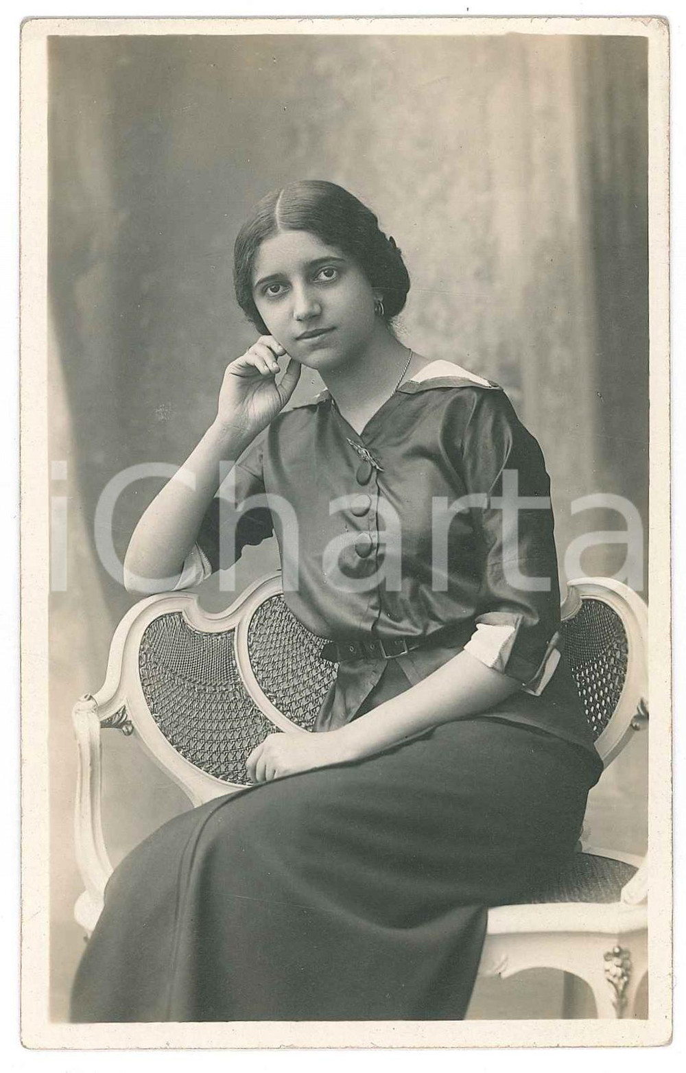 1920 ca ITALIA - BALLETTO - Lucia ABAZAK danze internzionali  - Foto BADODI Rara fotografia d'epoca, in formato cartolina postale, con didascalia al verso.FOTOGRAFO: Badodi - Brera, Milano GOOD/buono  Formato: 9x14 cm originale e autentica 1