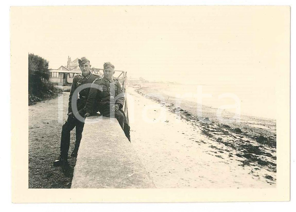 1936 JERSEY (UK) WEHRMACHT - 13 Komp. Inf. Rgt. 15 - Officers *Photo 9x6 (3) Fotografia originale d'epoca.    GOOD/buono  Formato: 9x6 cm originale e autentica 1