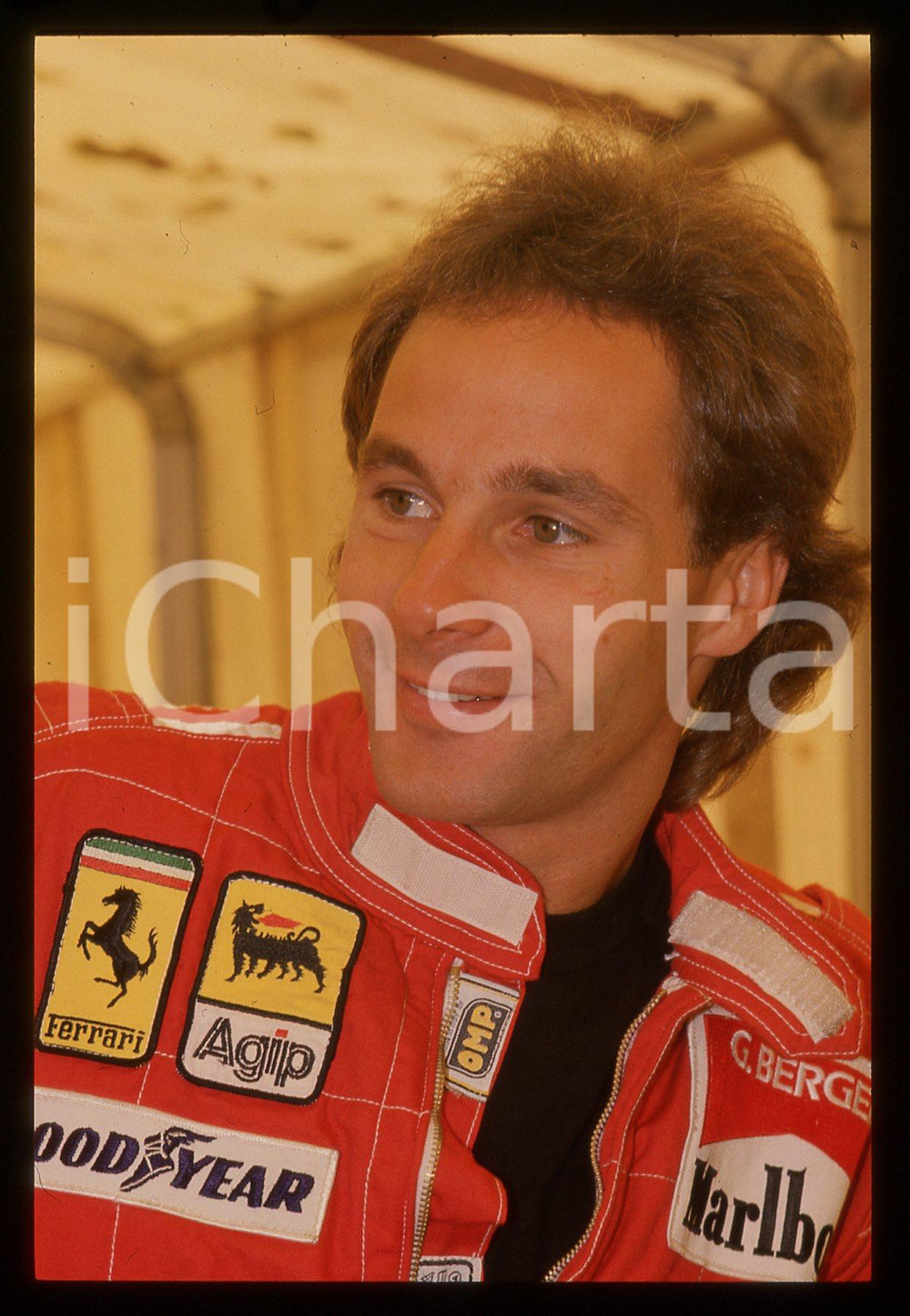 Gerhard BERGER - F1 Pilota scuderia FERRARI - 1995 ca 35 mm vintage slide 130 Diapositiva d'epoca, in formato 35 mm.CONDIZIONI: GOODE' severamente vietata la riproduzione. Tutti i diritti sono riservati.ICharta mette in vendita, sul negozio eBay e in esclusiva sul sito "icharta" il proprio archivio composto da numerose diapositive e negativi fotografici d'epoca, tutti originali e autentici, che attraversano la storia del costume italiano tra gli la fine degli anni Sessanta e Novanta.Si tratta di uno sguardo inedito sull'attualità, la politica, la vita quotidiana, il gossip e la cultura, che fotografa il cambiamento della nazione in quest'ultimo scorcio del XX secolo. Un'occasione unica per il mercato del collezionismo, che vede finalmente disponibile un archivio eccezionale per vastità, tematiche e condizioni, in un settore (il negativo fotografico e la diapositiva) di assoluta novità e dalle interessanti prospettive di investimento.  GOOD/buono   originale e autentica 1