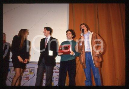 35mm vintage slide* 1987 UOMO AVVENTURA Nelson PIQUET Eddie CHEEVER - Premi (20)
