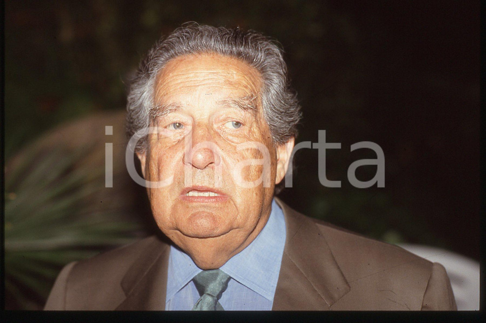 35mm vintage slide* 1992ca MILAN Nobel Prize winner for Literature Octavio PAZ 6