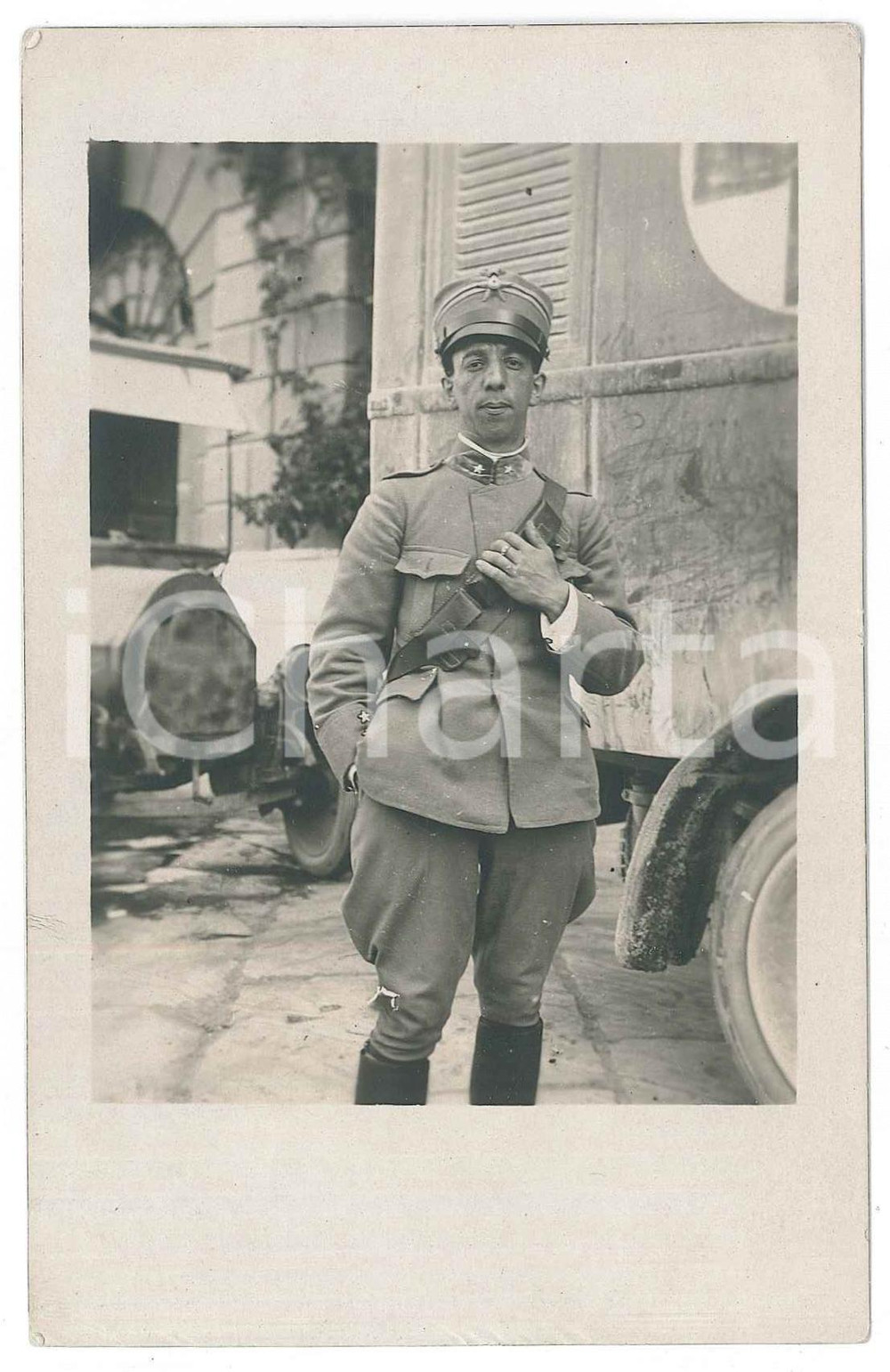 1918 TRIESTE ITALIANA Ufficiale del Regio Esercito - Foto 9x14