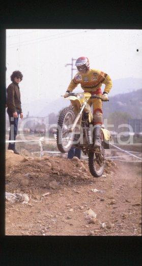 Fotografia d epoca originale 1981 NEMBRO BG Campionato italiano MOTOCROSS  35 mm vintage slide 1