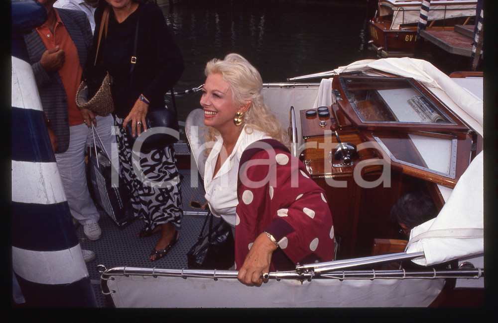 Fotografia d epoca originale Sandra MILO Mostra del Cinema di VENEZIA 1990 35mm vintage slide 5 1